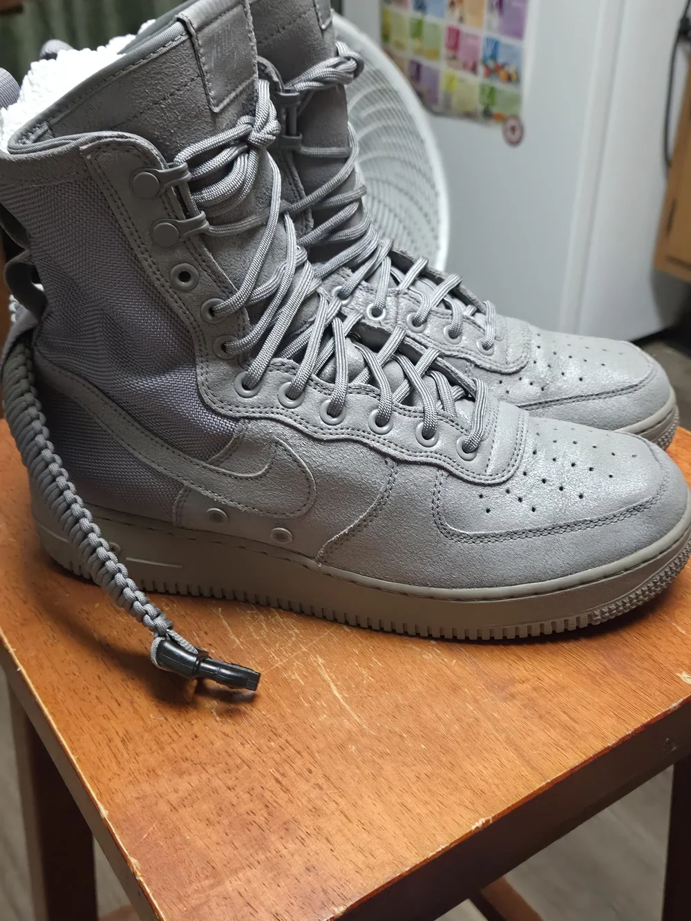 Nike Men's Special Fields High-Top Tactical Boot in Gray